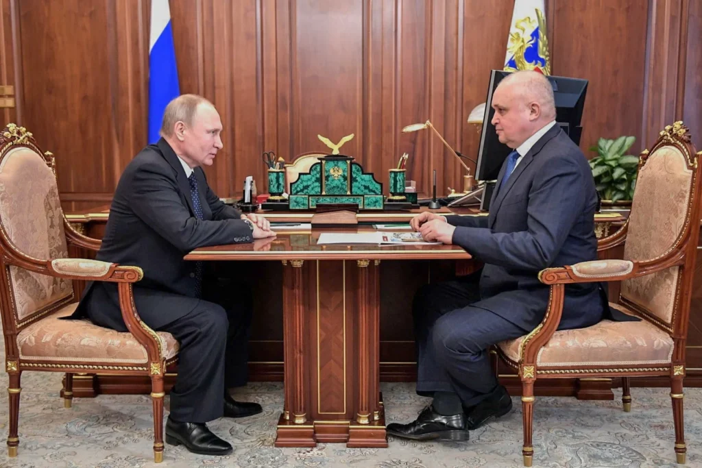 Сергей Цивилев на встрече с Владимиром Путиным
